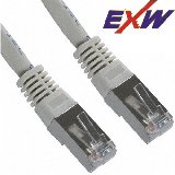 Patch kábel Cat5E F/ UTP  5m  szürke 50µ" PVC EXW [3089]