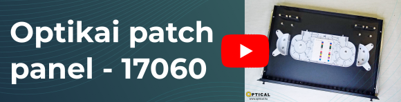 Optikai patch panel 17060 bemutató videó