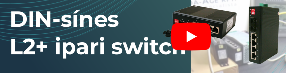 Optical Din-sínes ipari switch bemutatása