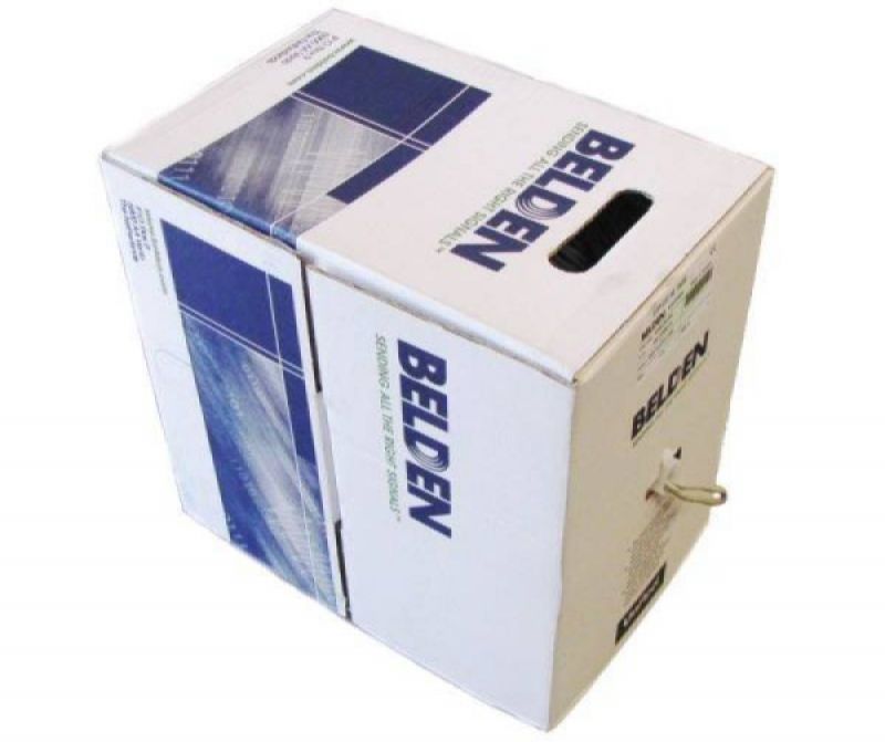 Kábel Cat5E  UTP fali  PVC 305m szürke 1583E Belden [11248]