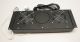 Rack szekr. ventil. panel 19" 4U 2xVent+Term. fekete RAB-CH-X21-A1 Triton-a