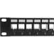 Patch panel Üres (Keystone) 24p rack 19" 1U (FTP) EXW [16410]-a