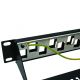 Patch panel Üres (Keystone) 24p rack 19" 1U (FTP) EXW [16410]-b