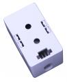 Fali aljzat 1port RJ45 CAT5E FTP OEM [18765]-e