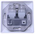 Fali aljzat RJ45 Cat5e  UTP 2port 50X50 OEM [18768]-c