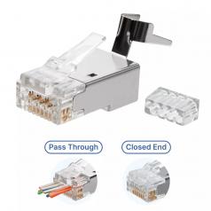 Modulár dugó RJ45 Cat6A STP patch/fali (1,5mm) easy plug 50µ" EXW [18822]