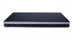 Patch panel opt. Üres 24p (24xSCslx/LCdlx) rack 19" 1U fiókos OEM [18995]