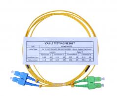 Patch kábel SM 9/125 SC/APC < > SC/UPC DLX  25m OptiC [19023]