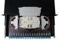 Patch panel opt. 48p (24xLC/UPCdlx) SM rack 19" 1U OptiC [19139]-a