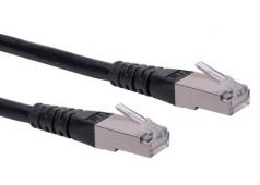 Patch kábel Cat6 S/FTP 5m fekete 50µ" PVC 21.15.1365-50 Roline Patch kábel Cat6 S/FTP 5m fekete 50µ" PVC 21.15.1365-50 Roline