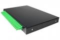 Patch panel opt. 24p (24xE2000slx) SM rack 19" 1U fiókos OptiC [19160]-b