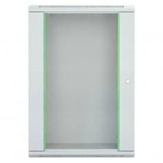 Rack szekrény 18U  fali 19" 600x 450 szürke üveg a. RackSys [19186]