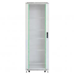 Rack szekrény 37U álló szerver 19" 800x1000 szürke üveg a. RackSys [19236]