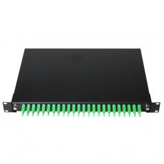 Patch panel opt.  24p (24xE2000slx) SM rack 19" 1U fiókos OptiC [19938]