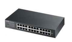 Switch  1G 24p (24x100M/1G RJ45) GS1100-24Ev4 ZyXEL [20210]