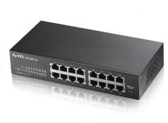 Switch  1G 16p (16x100M/1G RJ45) GS1100-16v4 ZyXEL [20211]