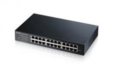 Switch  1G 26p (24x100M/1G RJ45+2x100M/1G SFP) GS1900-24Ev3 ZyXEL [20229]