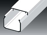 Kcs  25x20mm kábelcsatorna fehér 2m/szál LHD 25X20 HD Kopos